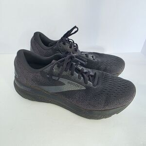 Brooks Ghost 16 Mens 8.5 Shoes Black Running Sneaker Gym Shoes